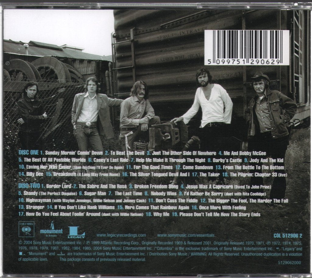 Kris Kristofferson - Essential Kris Kristofferson - Double Cd