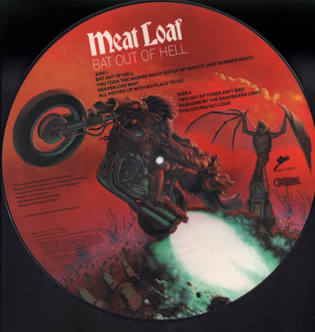 Meat Loaf - Bat Out Of Hell - Lp