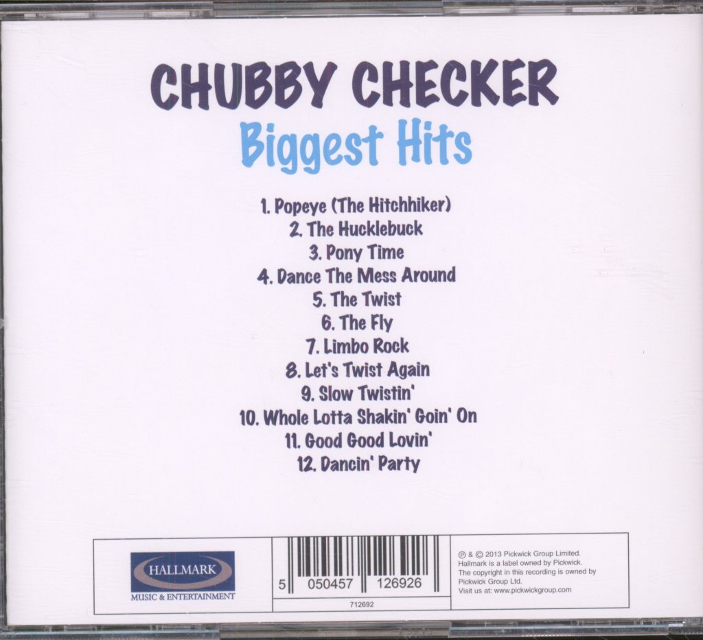 Chubby Checker - Biggest Hits - Cd