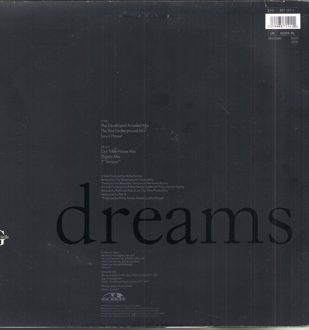 Gabrielle - Dreams - 12 Inch