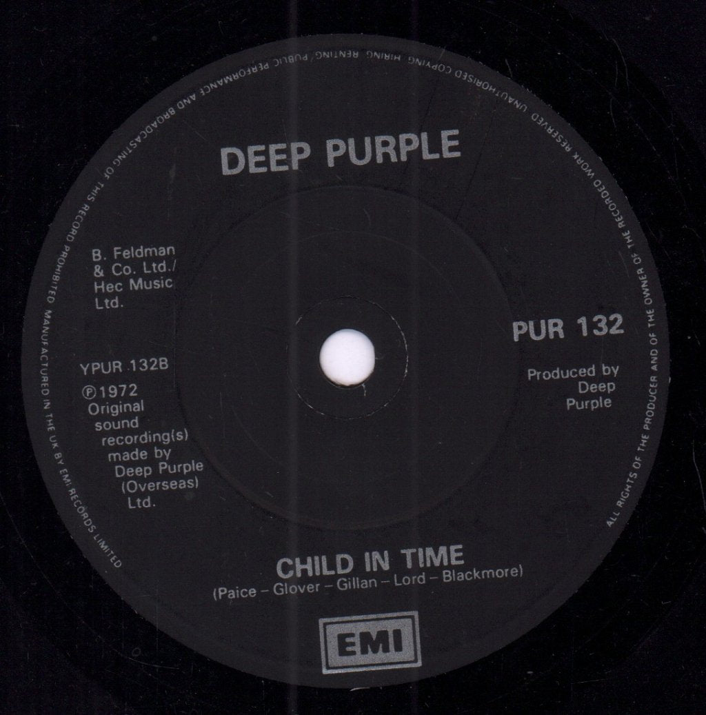 Deep Purple - Smoke On The Water - 7 Inch