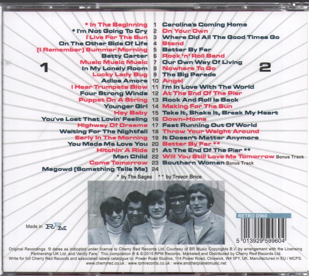 Vanity Fare - I Live For The Sun: Complete Recordings 1966-76 - Double Cd