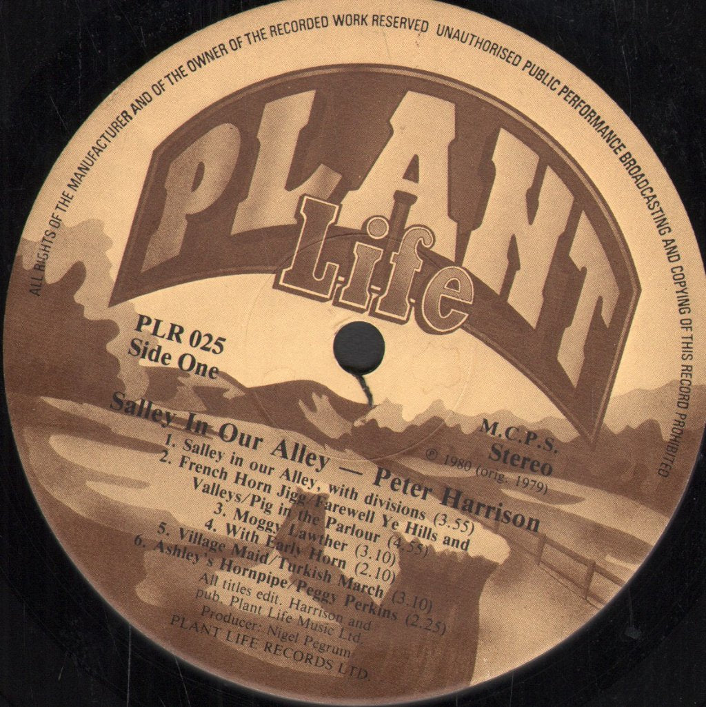 Peter Harrison - Salley In Our Alley - Lp