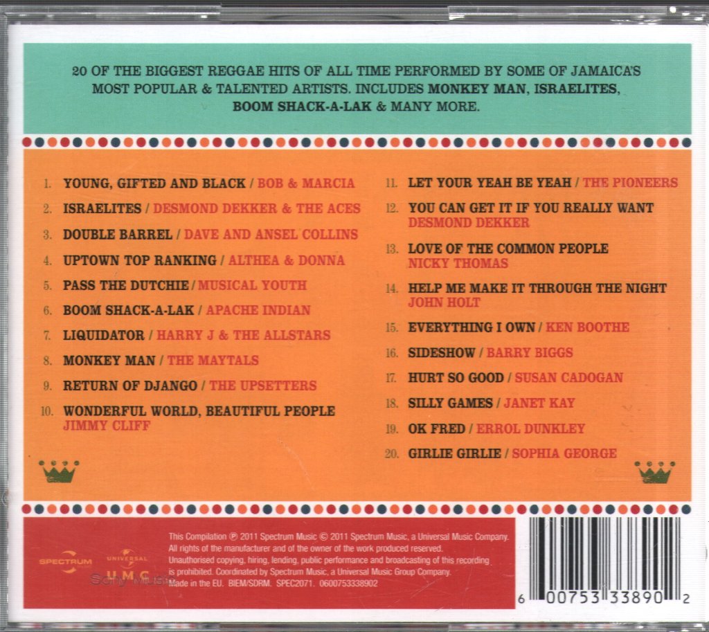 Various Artists - Young, Gifted & Black (20 Classic Reggae Hits) - Cd
