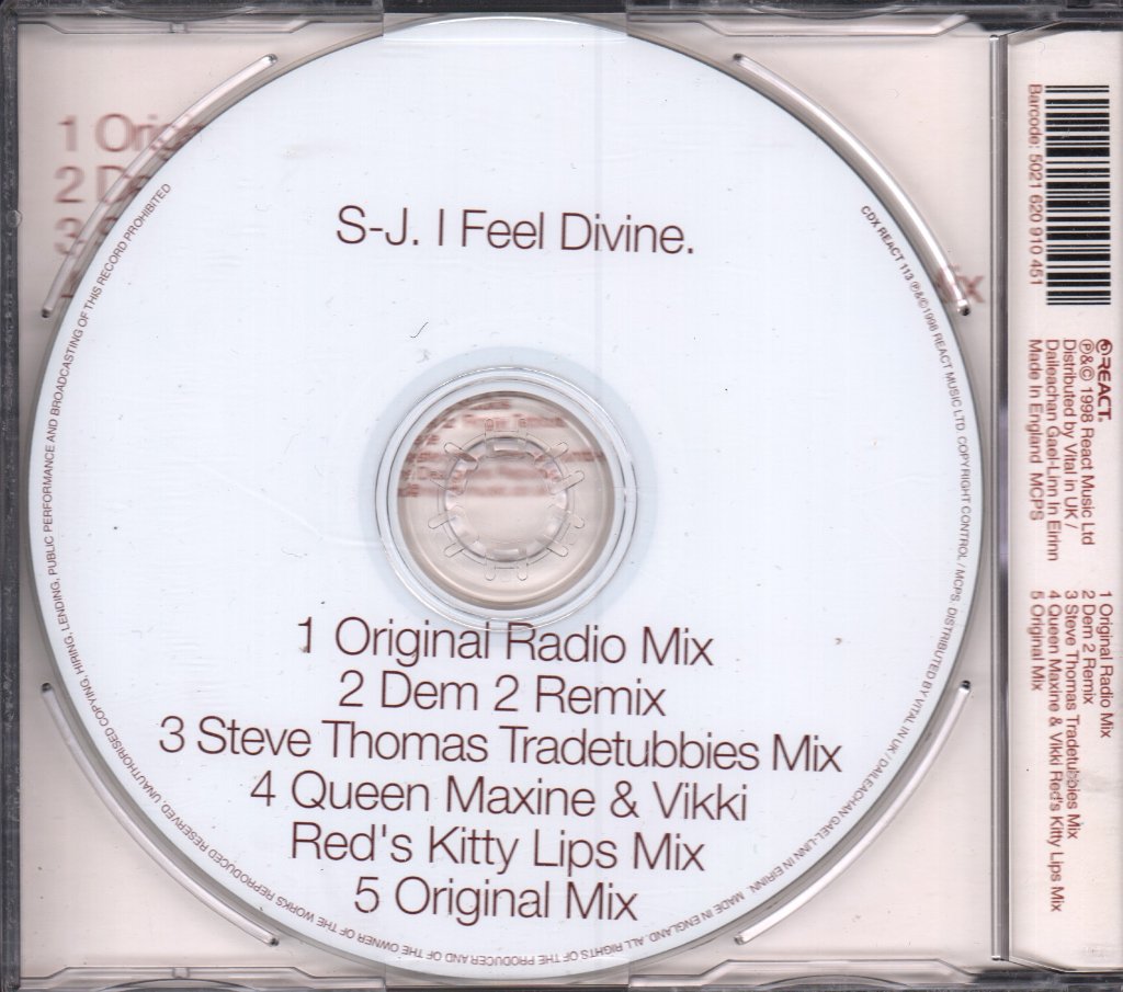 Sj - I Feel Divine - Cd