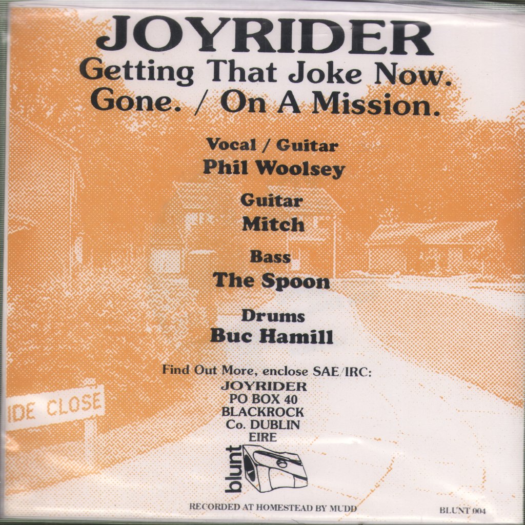 Joyrider - Getting That Joke Now - 7 Inch