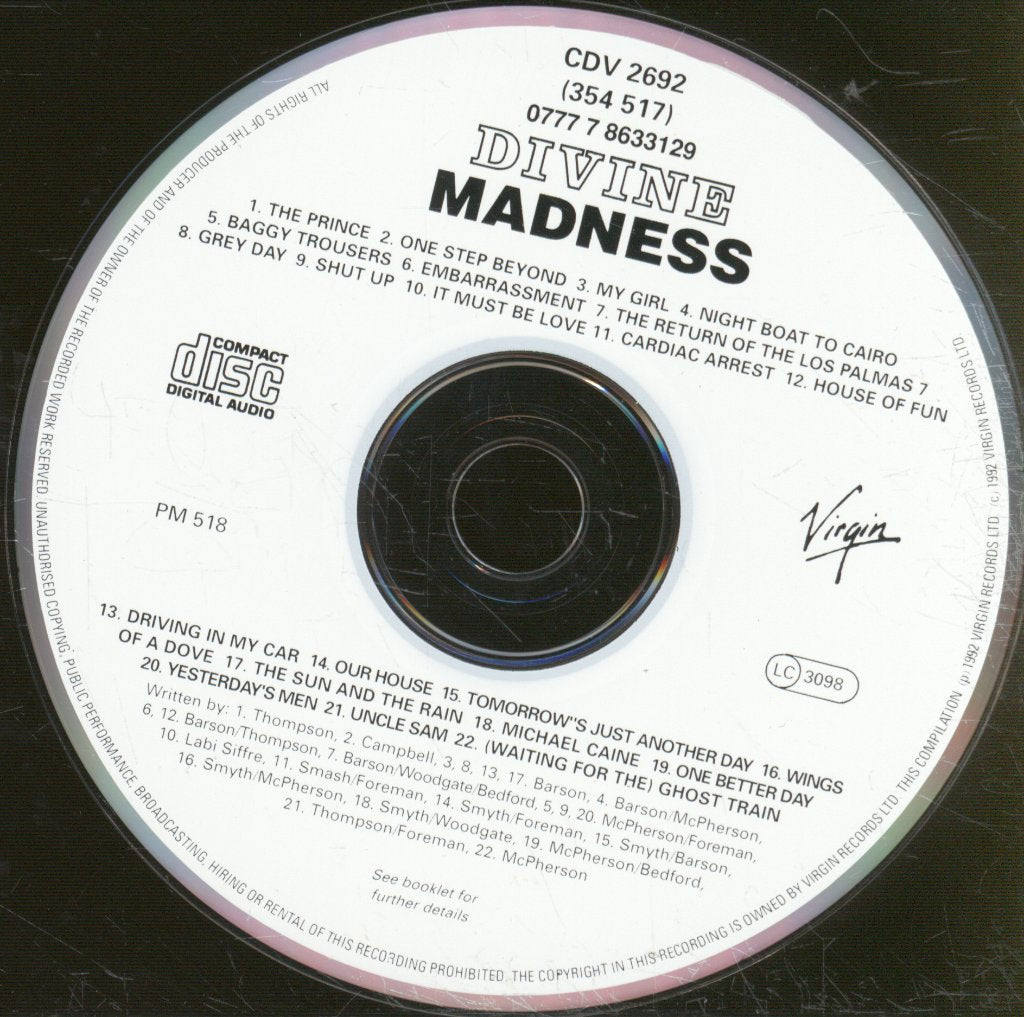 Madness - Divine Madness - Cd