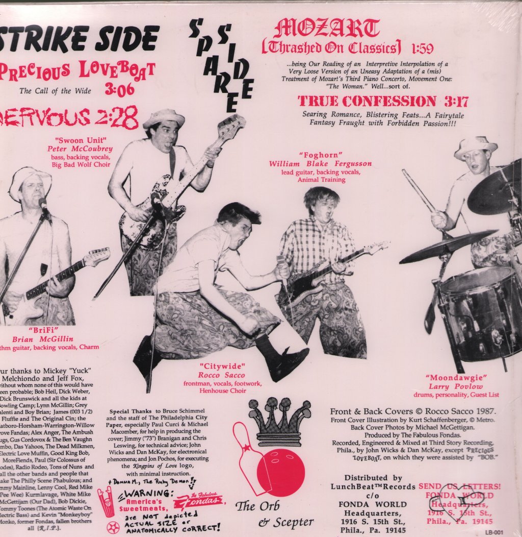 Fabulous Fondas - Kingpins Of Love - 12 Inch