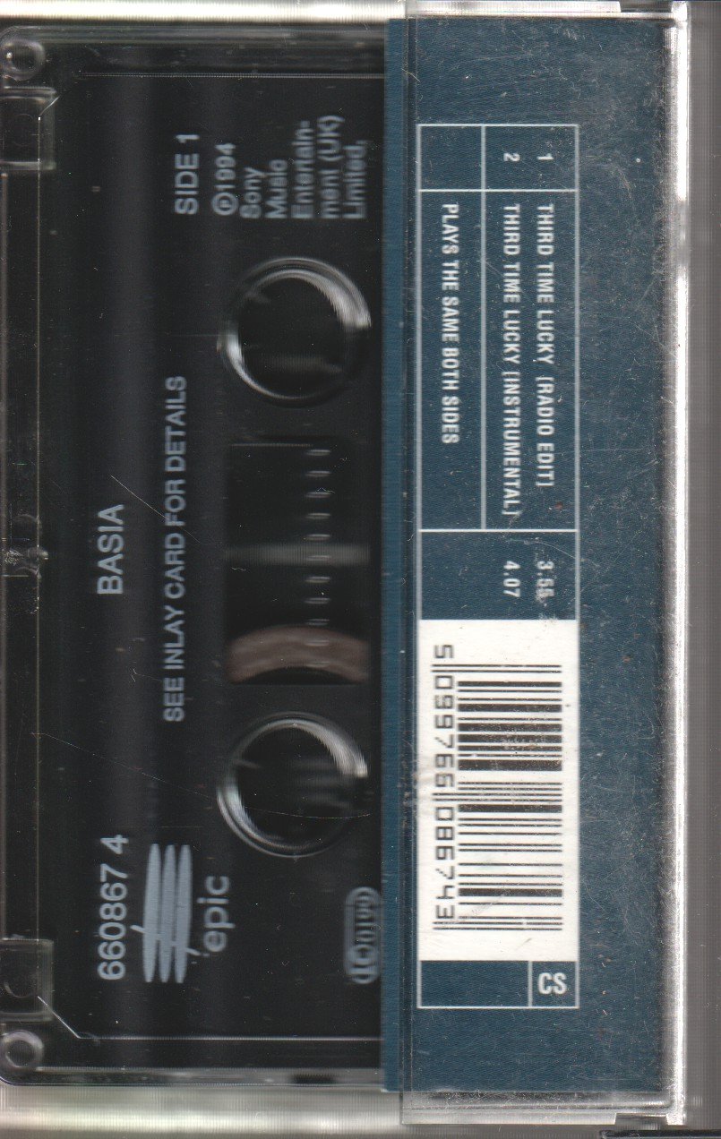 Basia - Third Time Lucky - Cassette