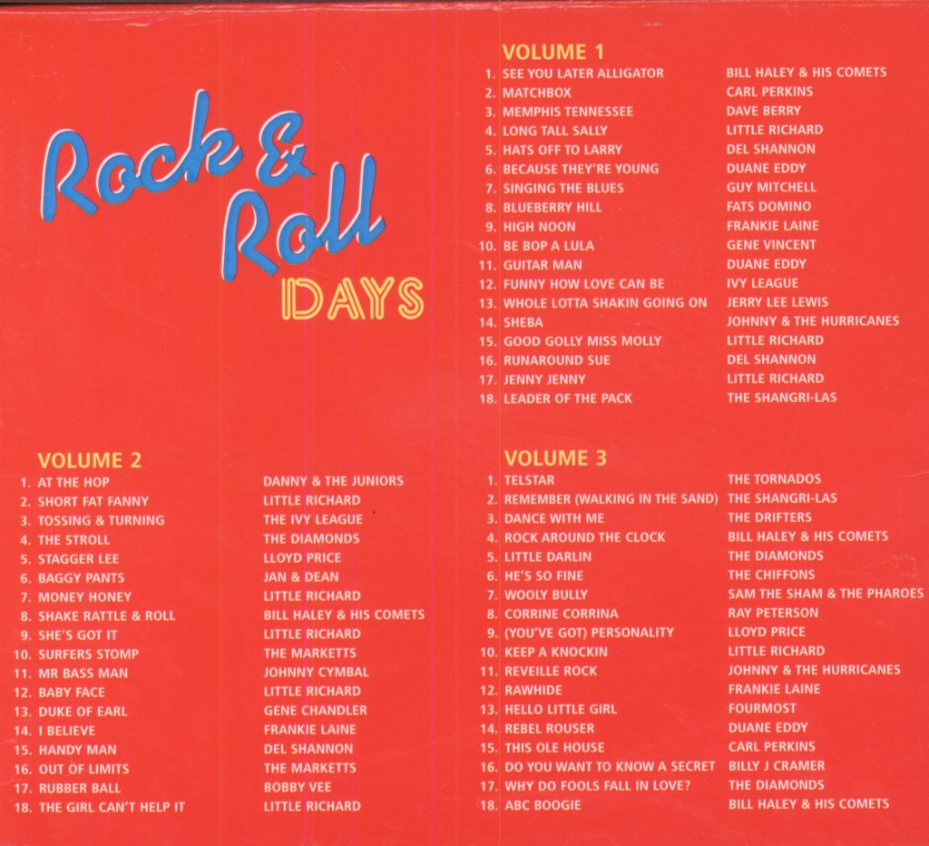 Various Artists - Rock And Roll Day - Cd Set