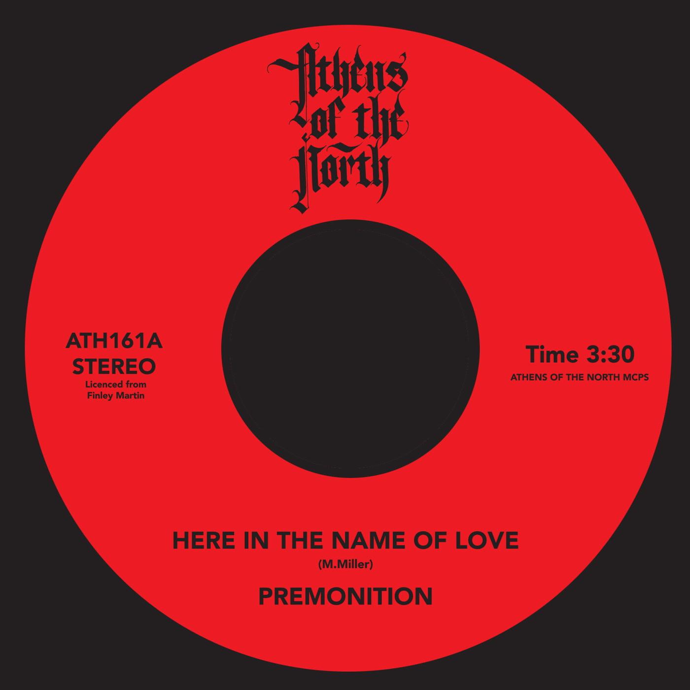 Premonition - Here In the Name of Love - 7 Inch