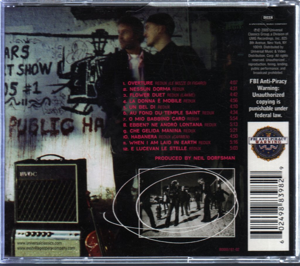 East Villiage Opera Company - East Villiage Opera Company - Cd