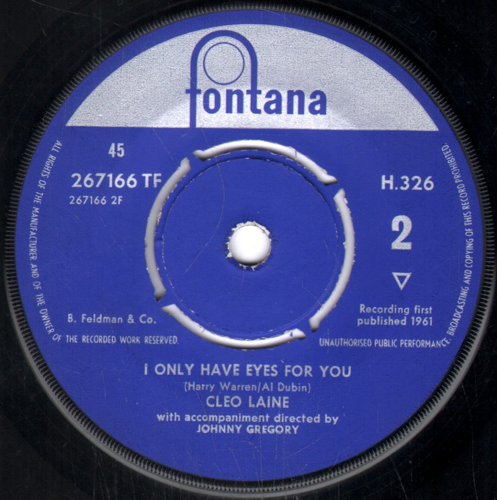 Cleo Laine - You'll Answer To Me - 7 Inch