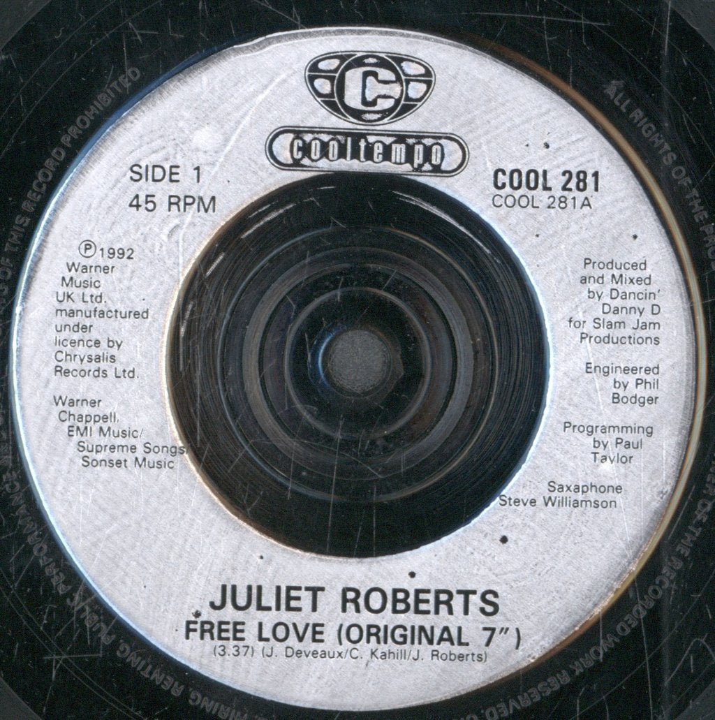 Juliet Roberts - Free Love - 7 Inch