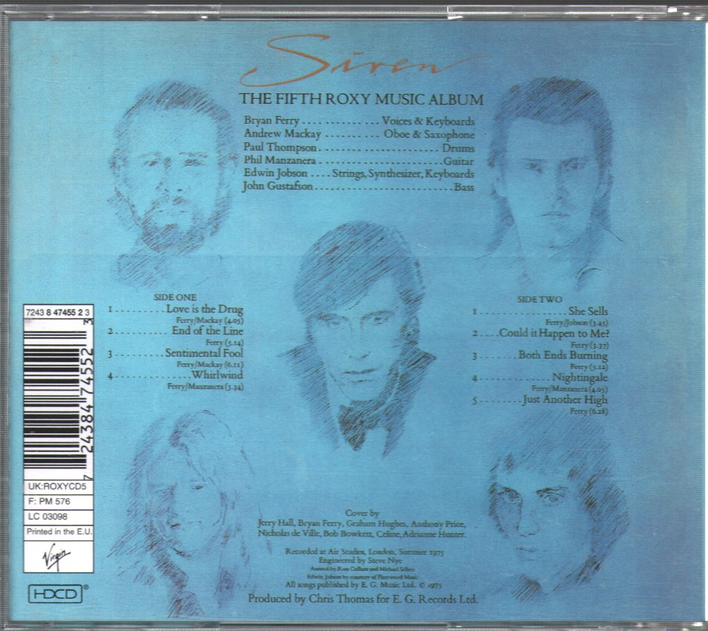 Roxy Music - Siren - Cd