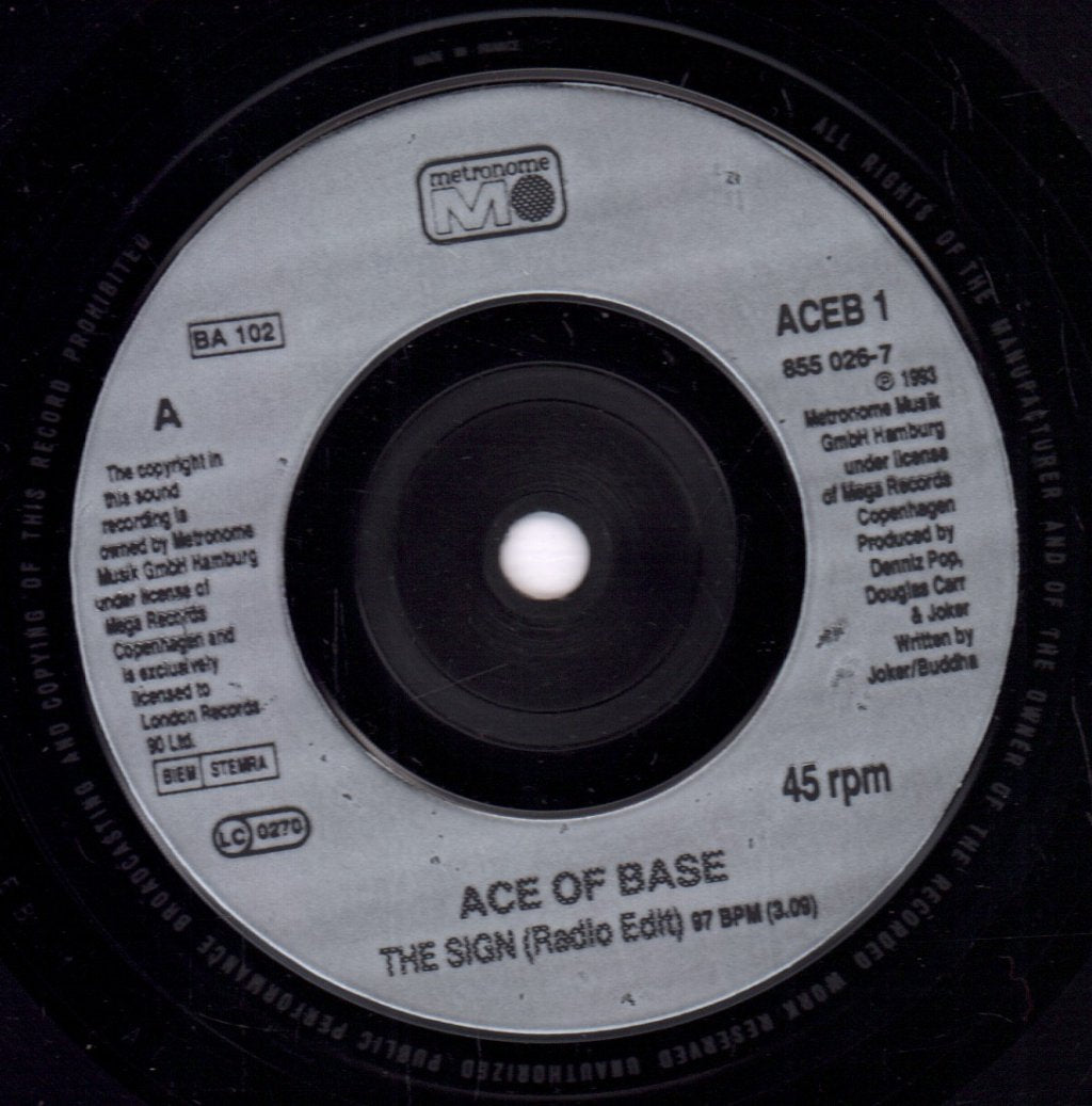 Ace Of Base - Sign - 7 Inch
