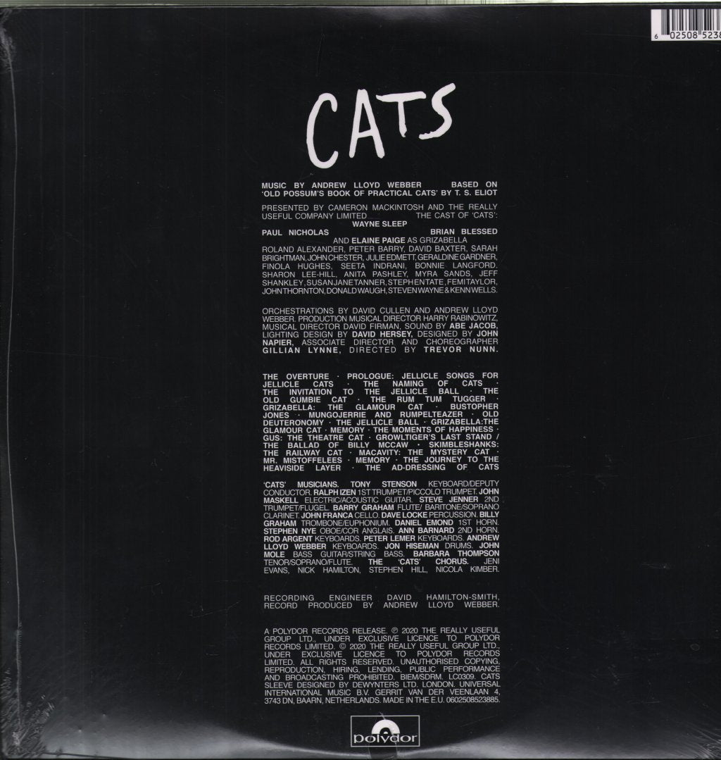 Original Cast Of Cats/Andrew Lloyd Webber - Cats - Double Lp