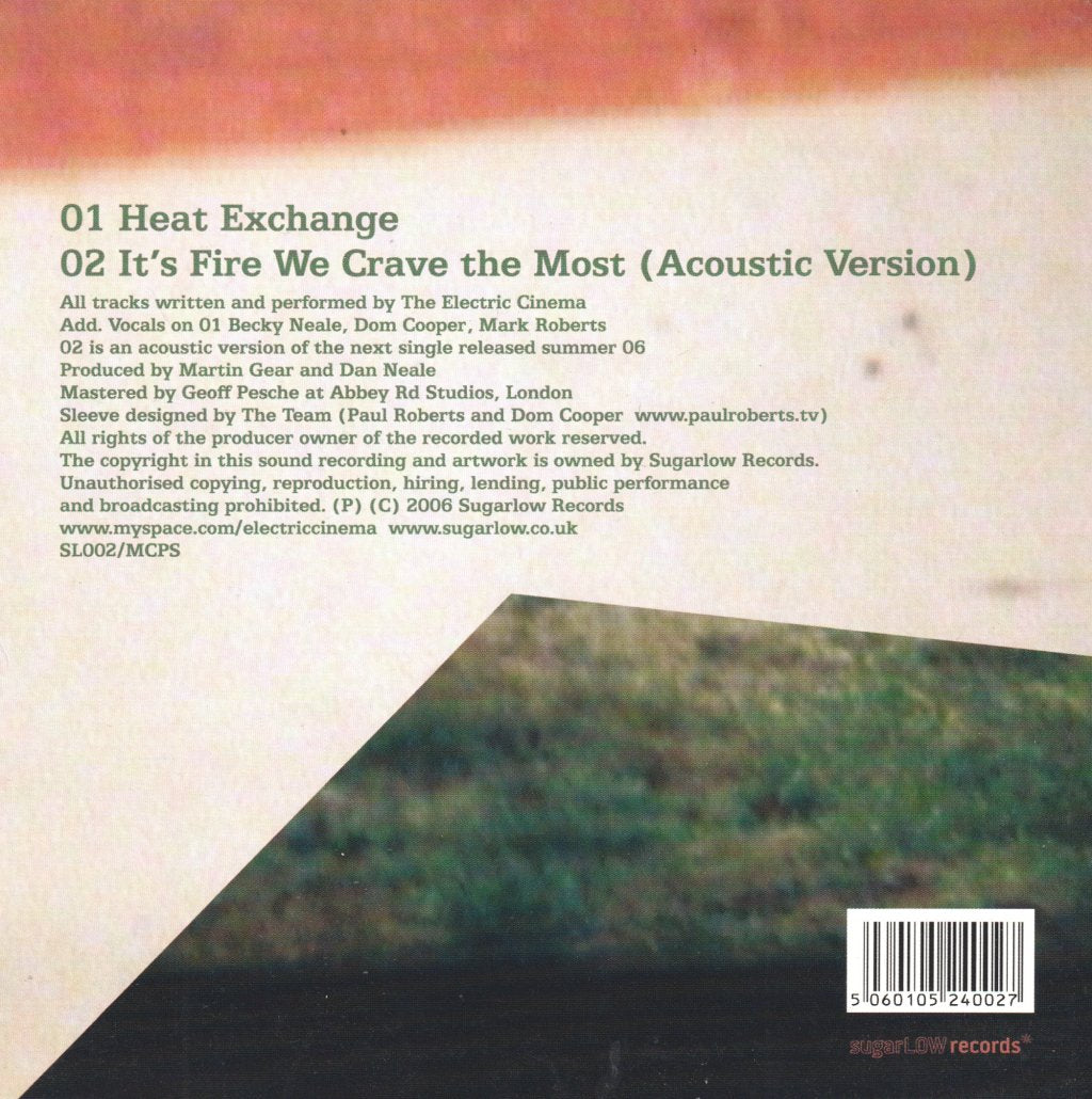 Electric Cinema - Heat Exchange - 7 Inch