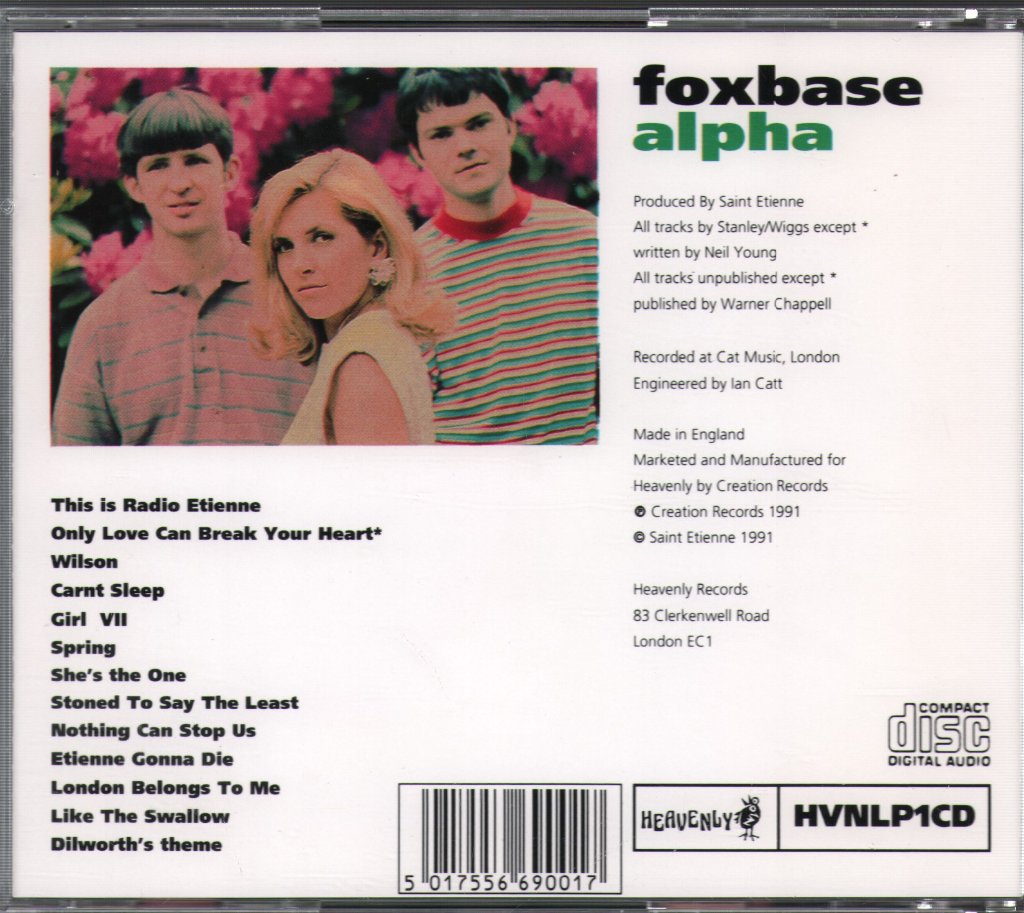 Saint Etienne - Foxbase Alpha - Cd