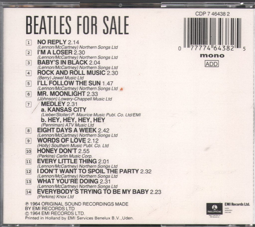 Beatles - Beatles On Compact Disc - Cd Box Set