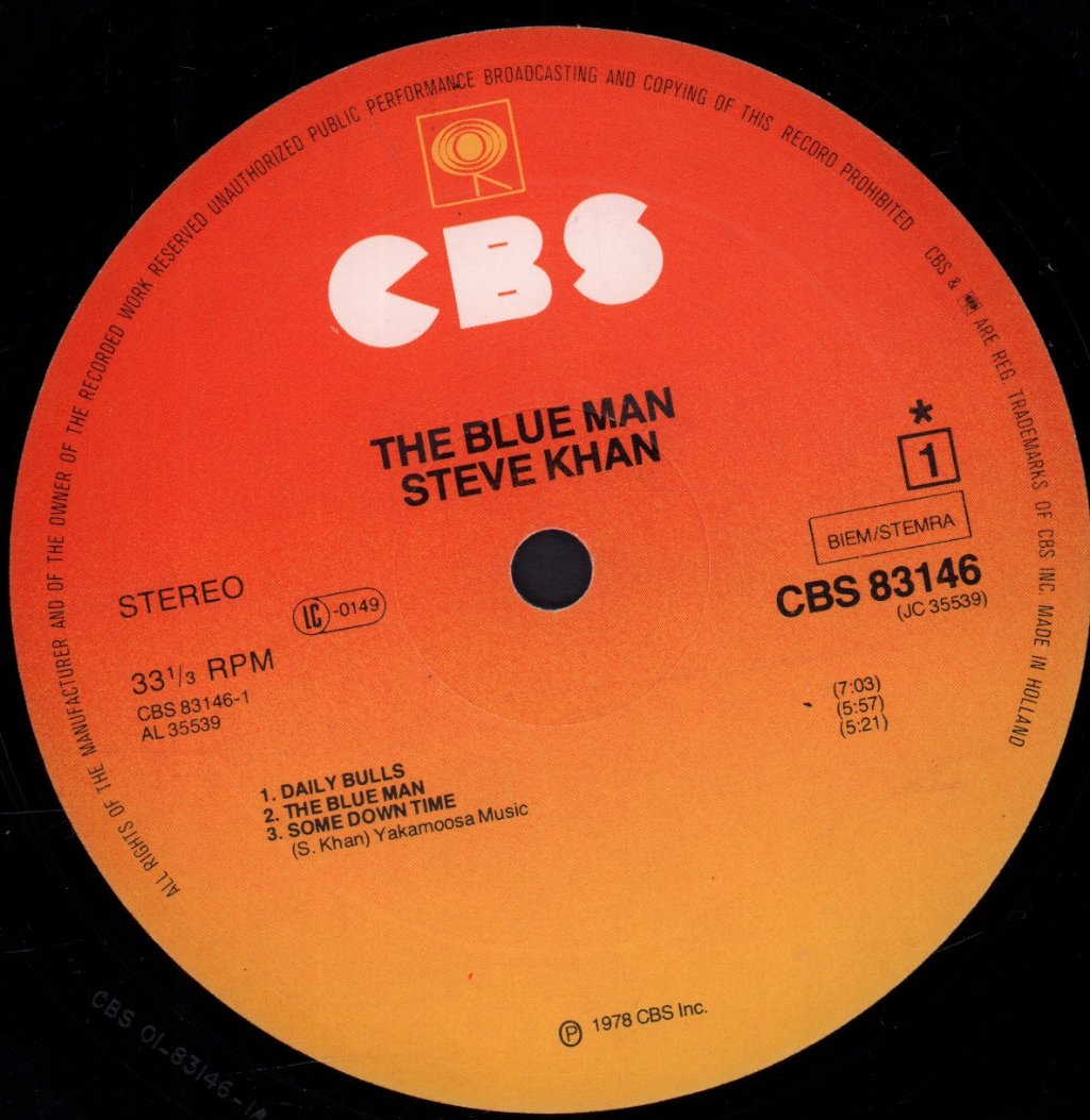 Steve Khan - Blue Man - Lp