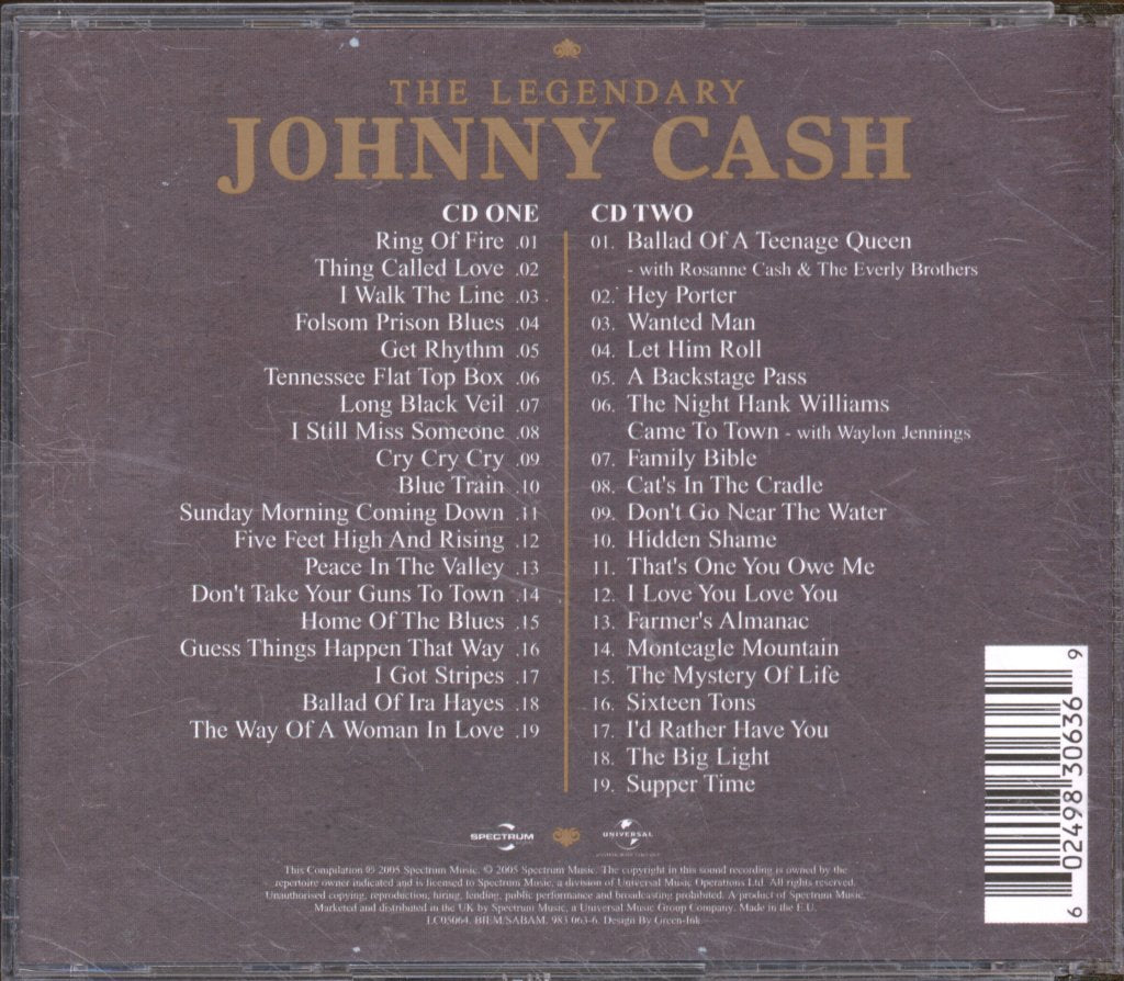 Johnny Cash - Legendary Johnny Cash - Cd Set