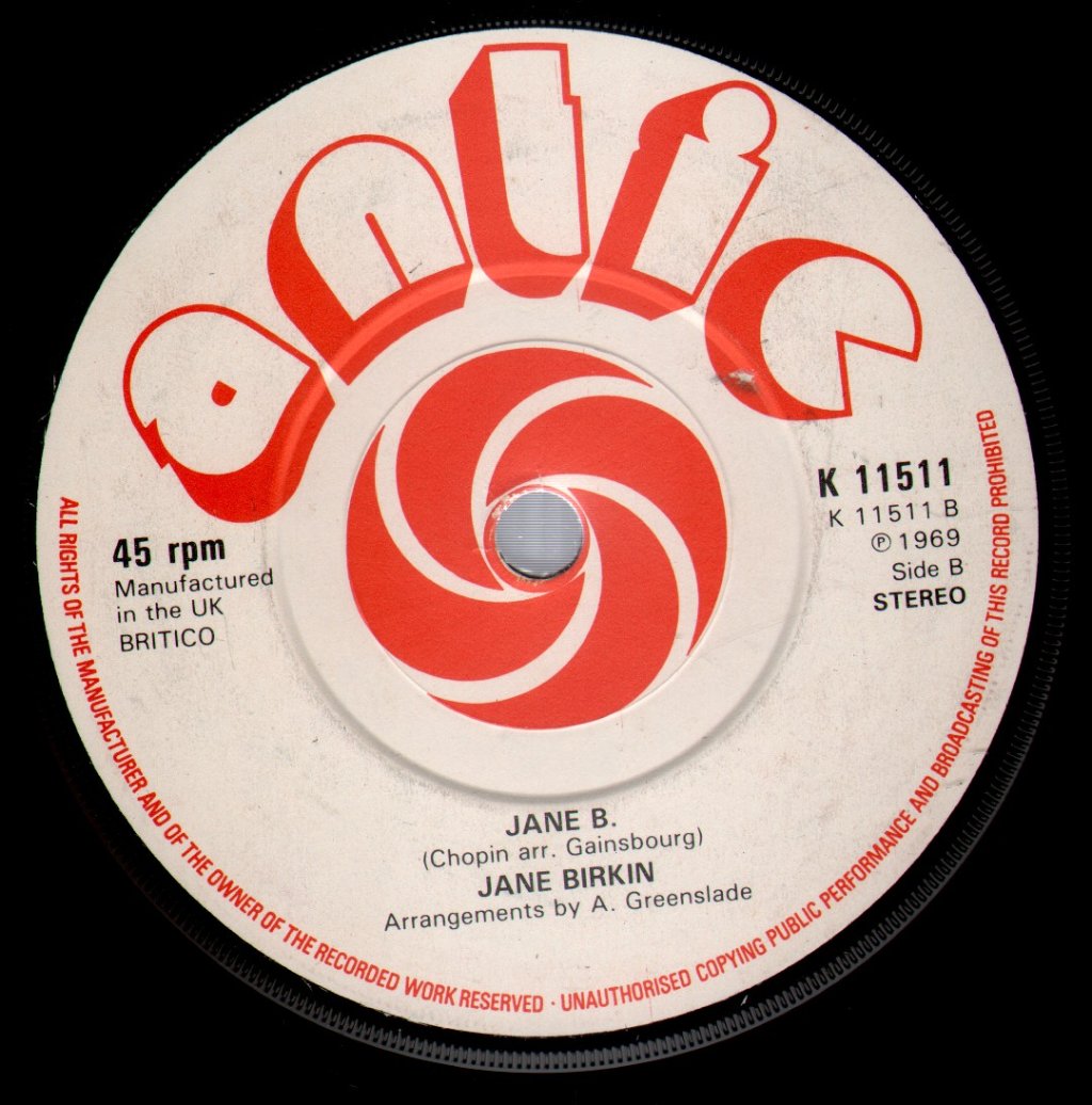 Serge Gainsbourg And Jane Birkin - Je T'aime...moi Non Plus - 7 Inch