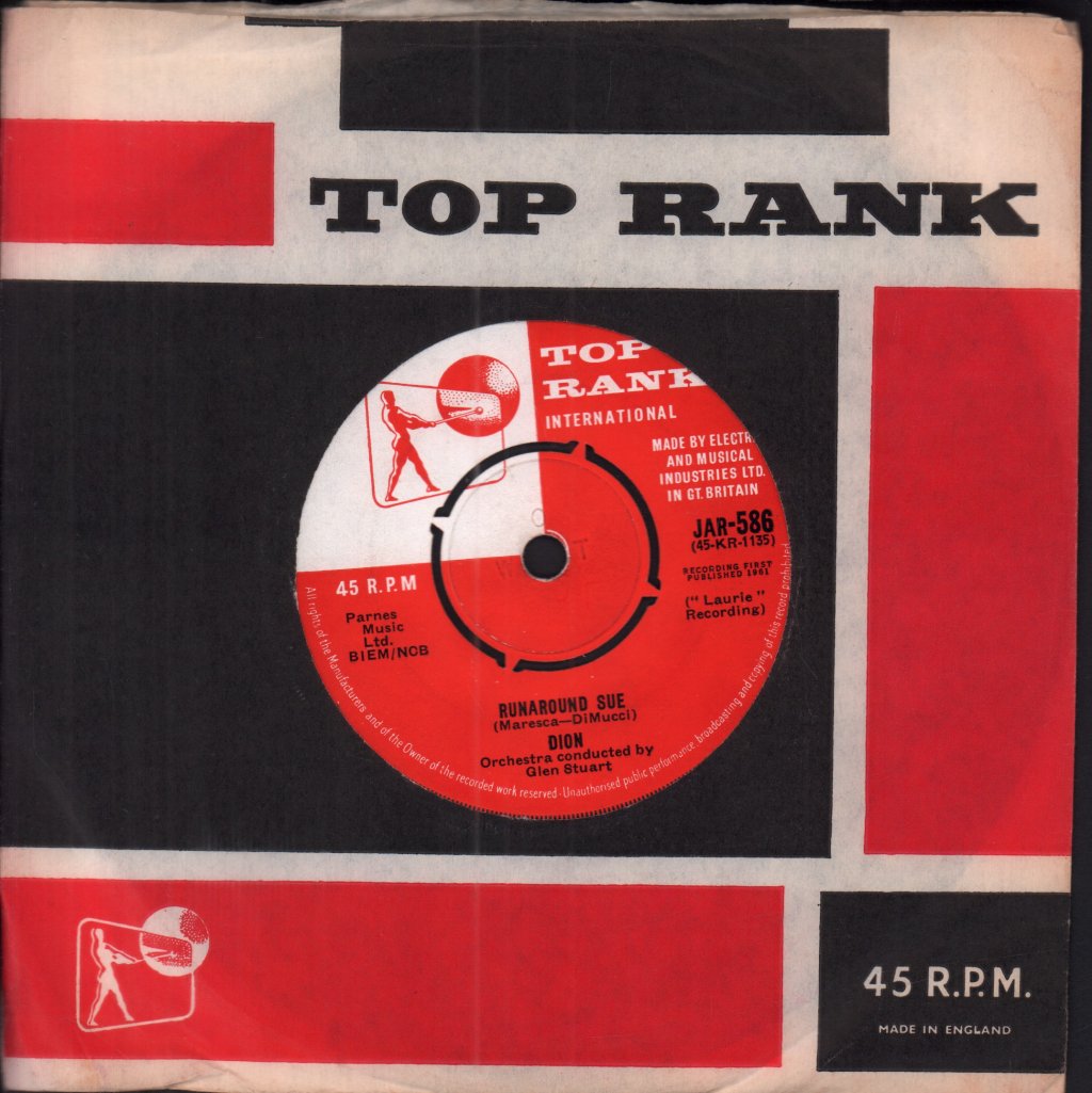 Dion - Runaround Sue - 7 Inch