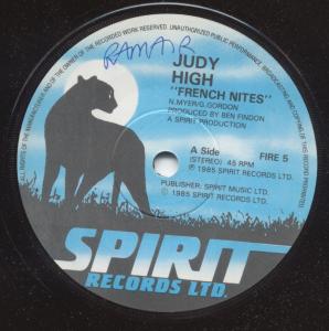 Judy High - French Nites - 7 Inch