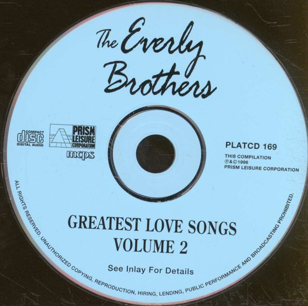 Everly Brothers - Greatest Love Songs - Volume 2 - Cd
