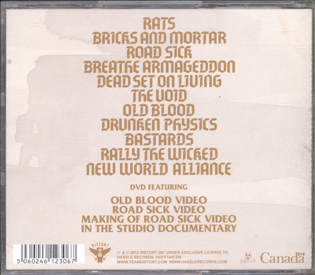 Cancer Bats - Dead Set On Living - Cd/Dvd