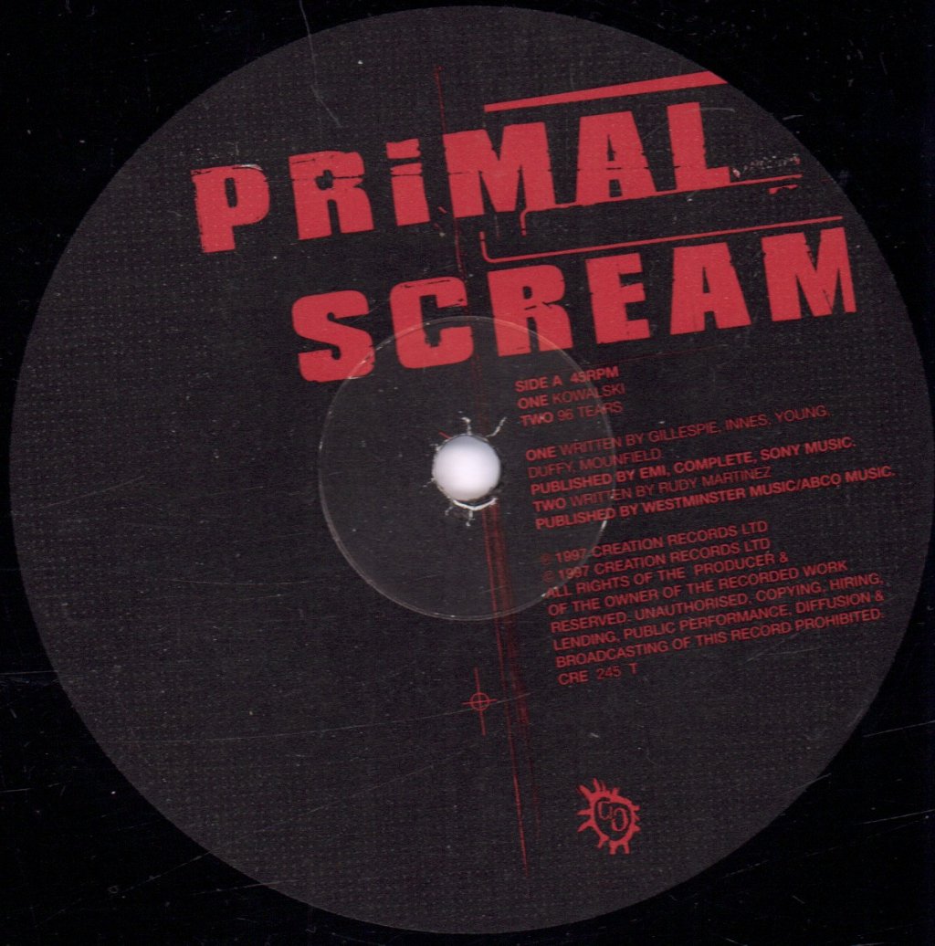 Primal Scream (Scottish Group) - Kowalski - 12 Inch