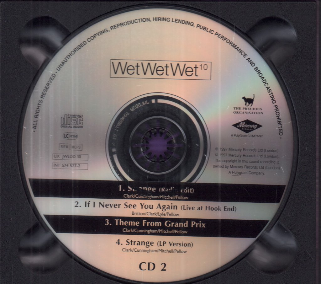 Wet Wet Wet - Strange - Cd