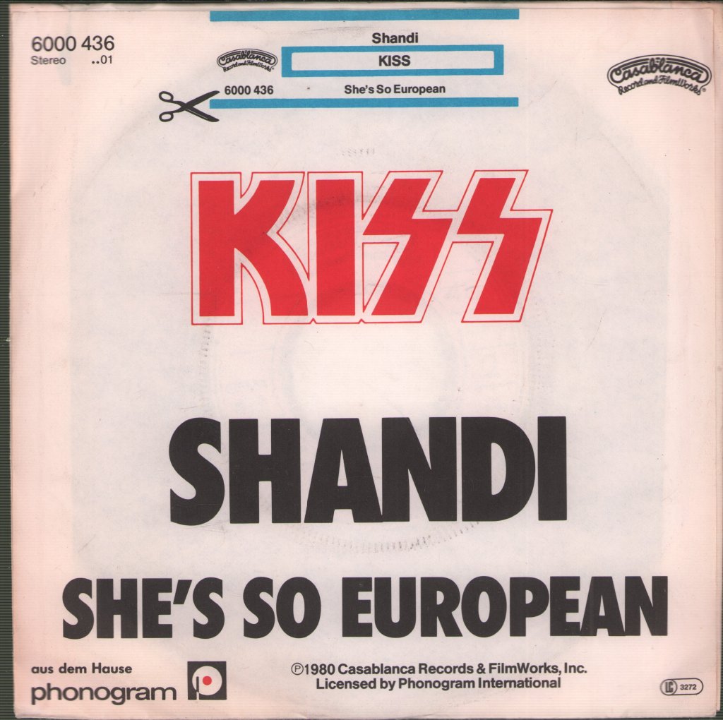 Kiss - Shandi - 7 Inch