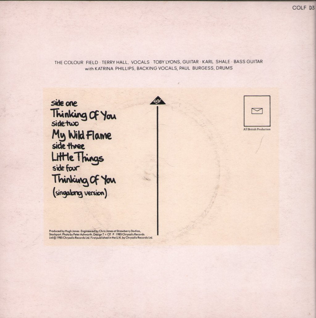 Colourfield - Thinking Of You - Double 7 Inch