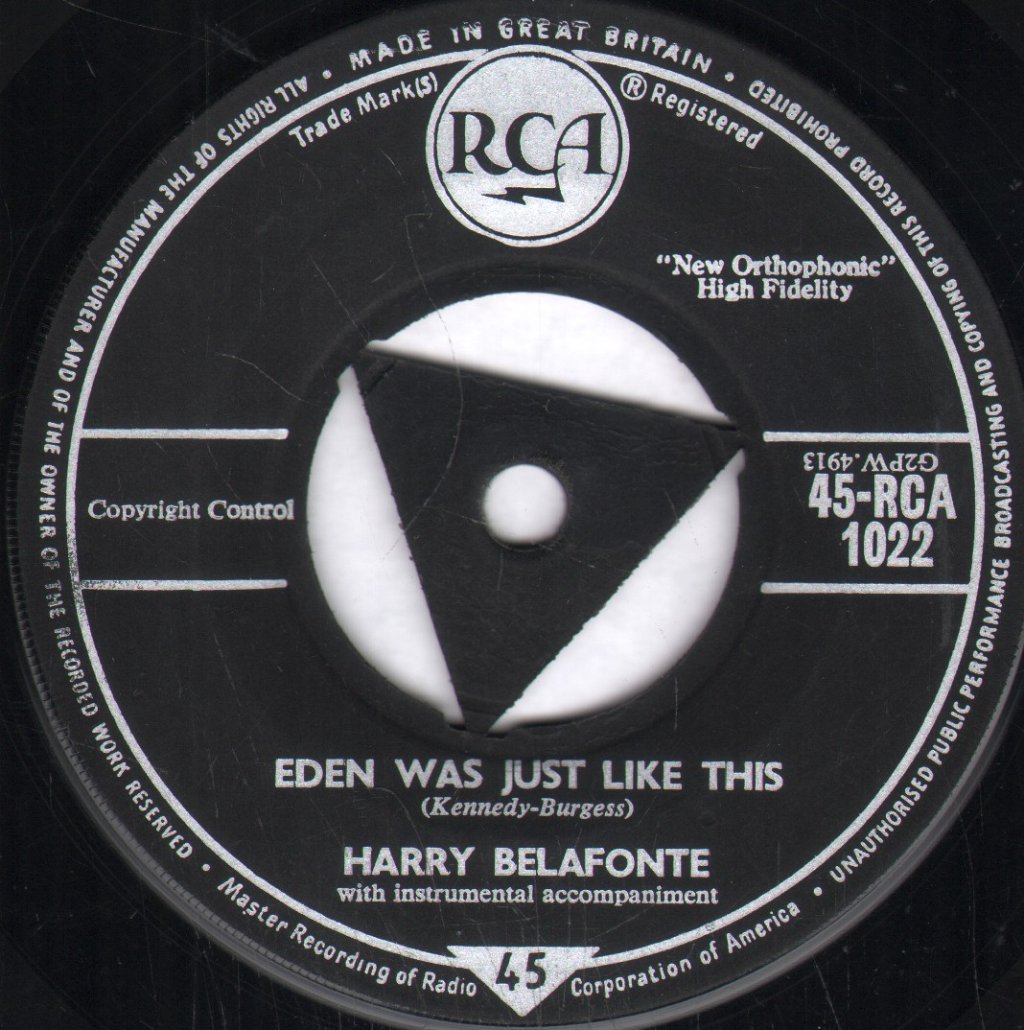 Harry Belafonte - Mary's Boy Child - 7 Inch