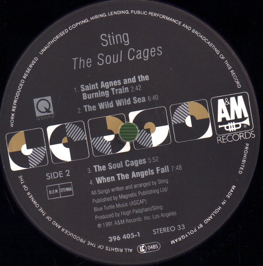 Sting - Soul Cages - Lp