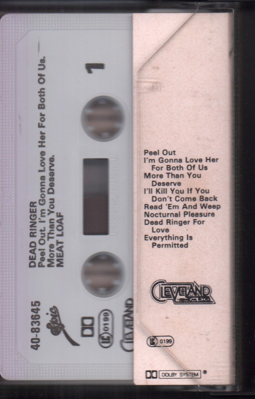 Meat Loaf - Dead Ringer - Cassette