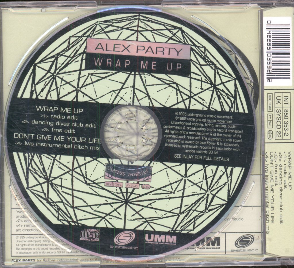 Alex Party - Wrap Me Up - Cd