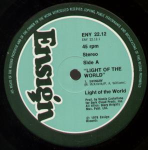 Light Of The World - Light Of The World - 12 Inch
