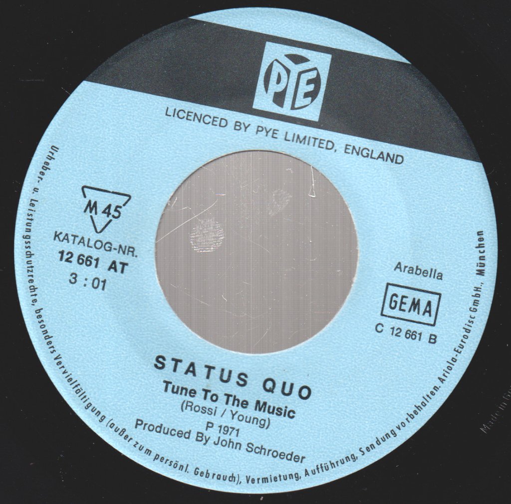 Status Quo - Mean Girl - 7 Inch