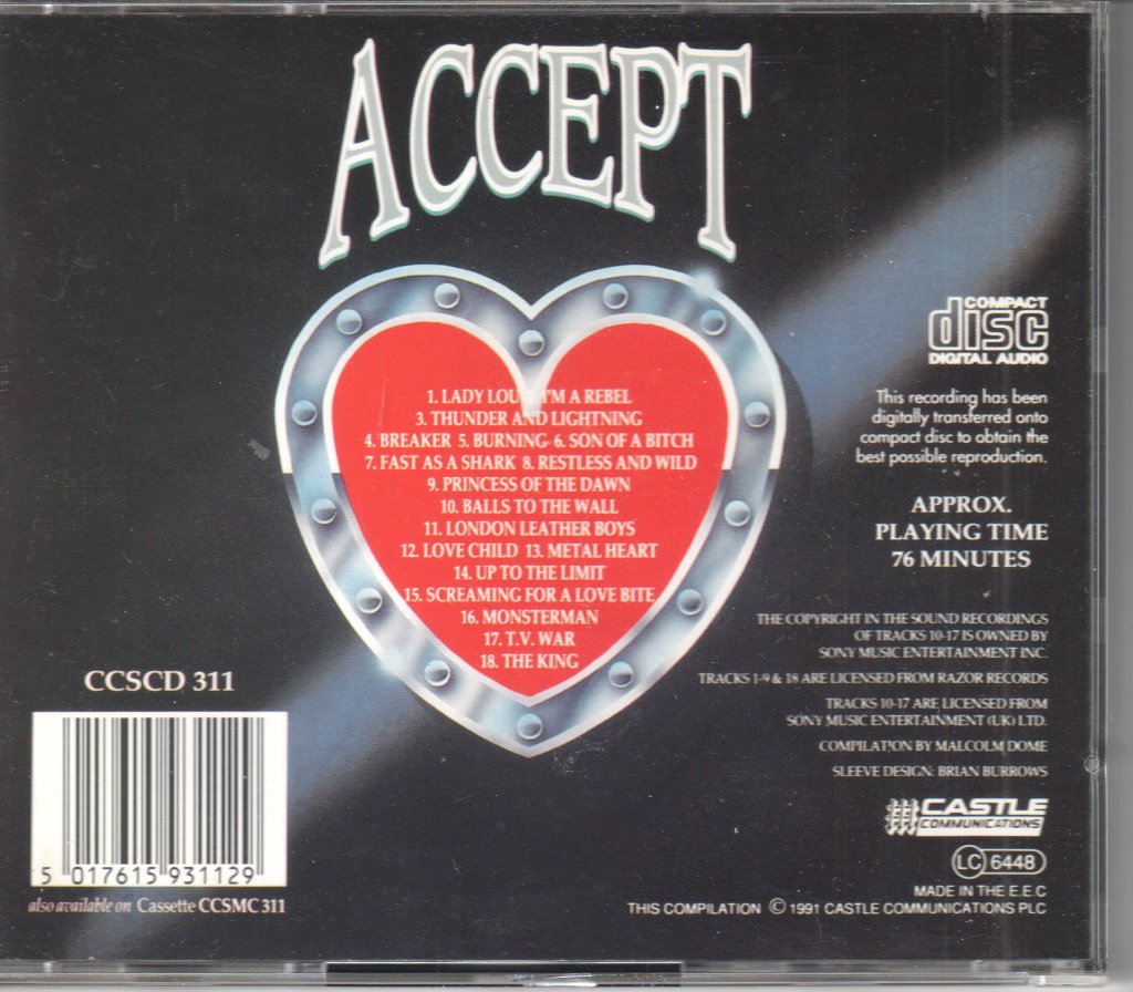 Accept - Collection - Cd