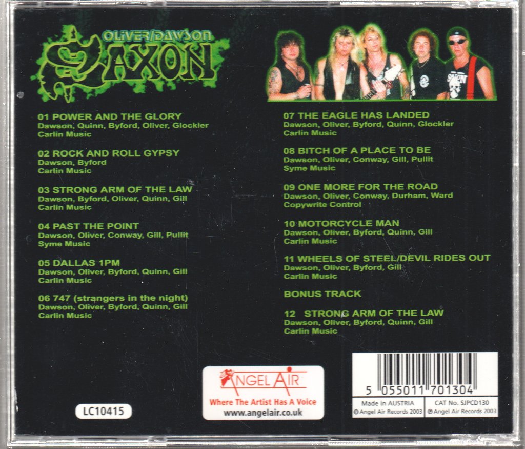 Oliver/Dawson Saxon - It's Alive - Cd