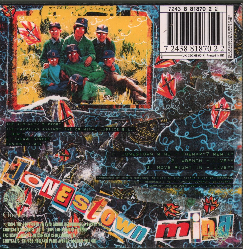 Almighty - Jonestown Mind - Cd