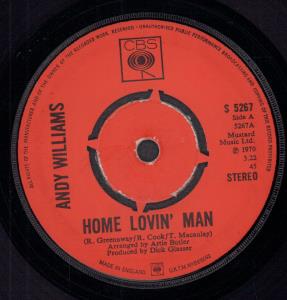 Andy Williams - Home Lovin' Man - 7 Inch