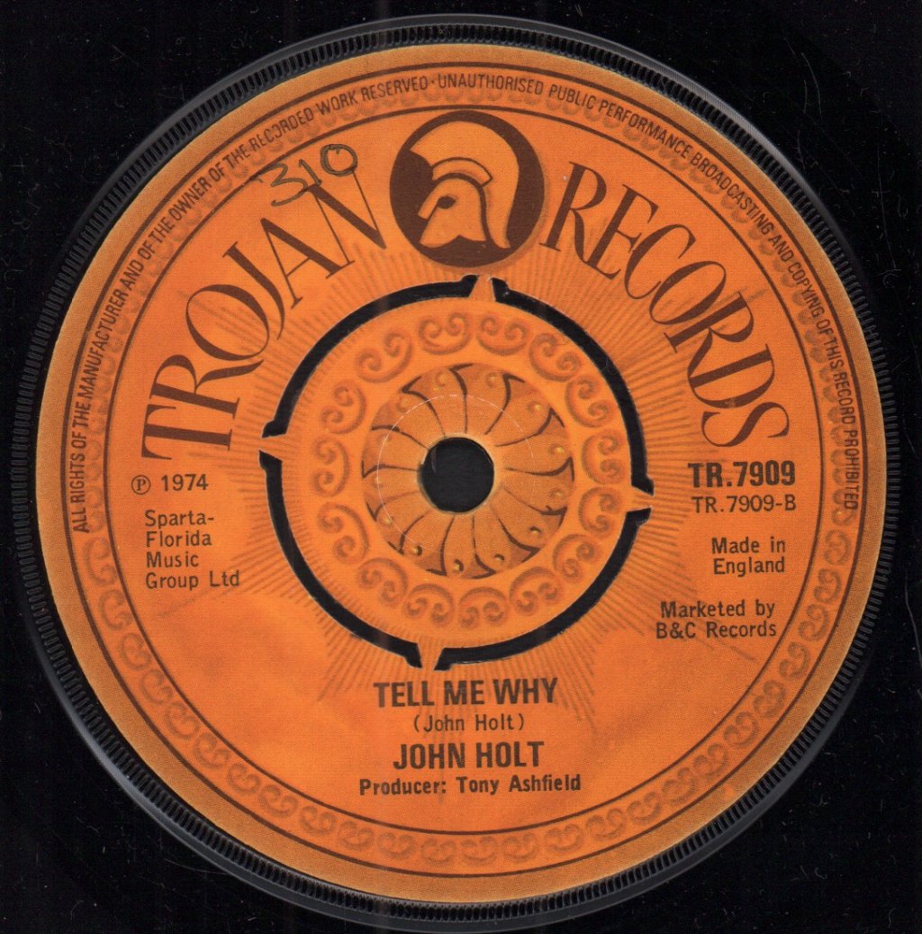 John Holt - Help Me Make It Through The Night - 7 Inch