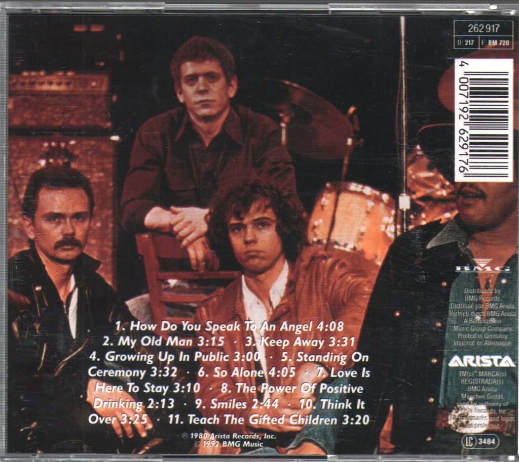 Lou Reed - Growing Up In Public - Cd