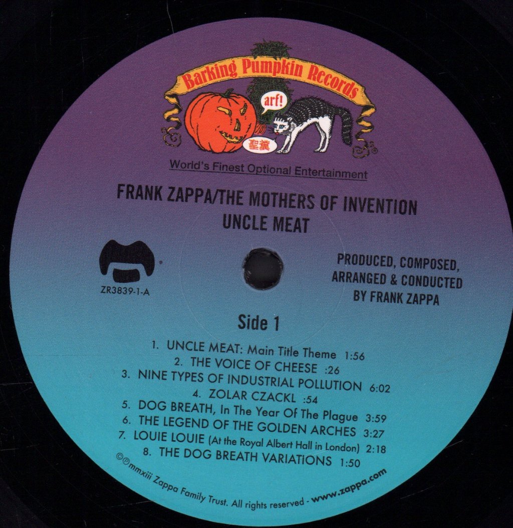 Frank Zappa And The Mothers Of Invention - Uncle Meat - Double Lp