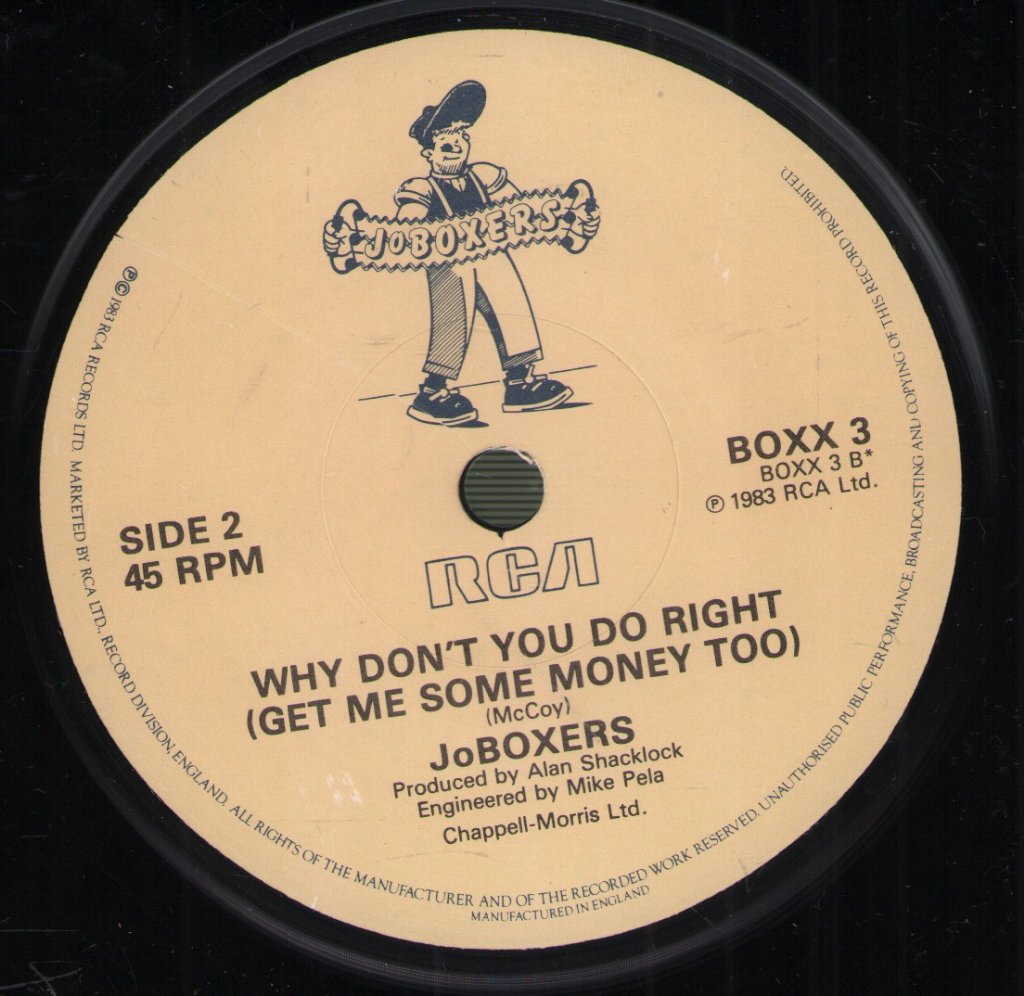 Joboxers - Johnny Friendly - 7 Inch
