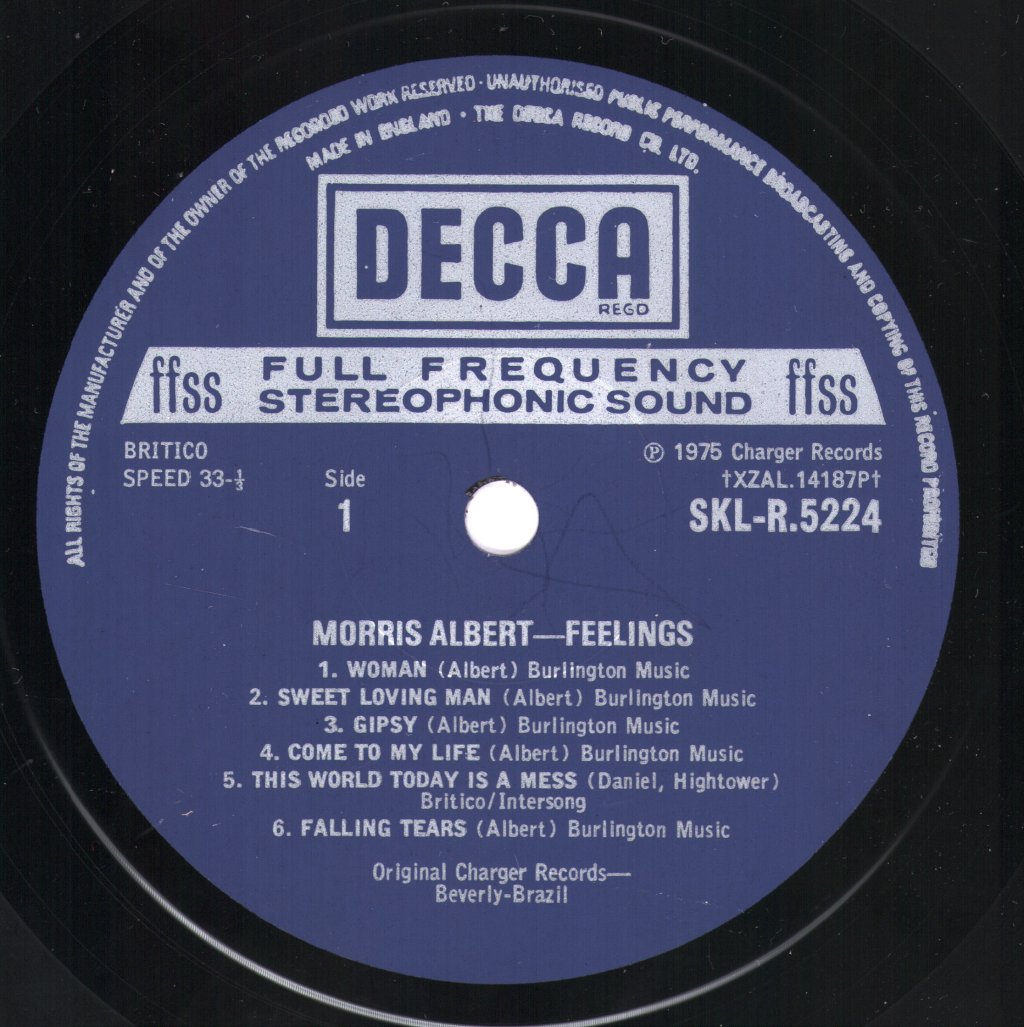 Morris Albert - Feelings - Lp